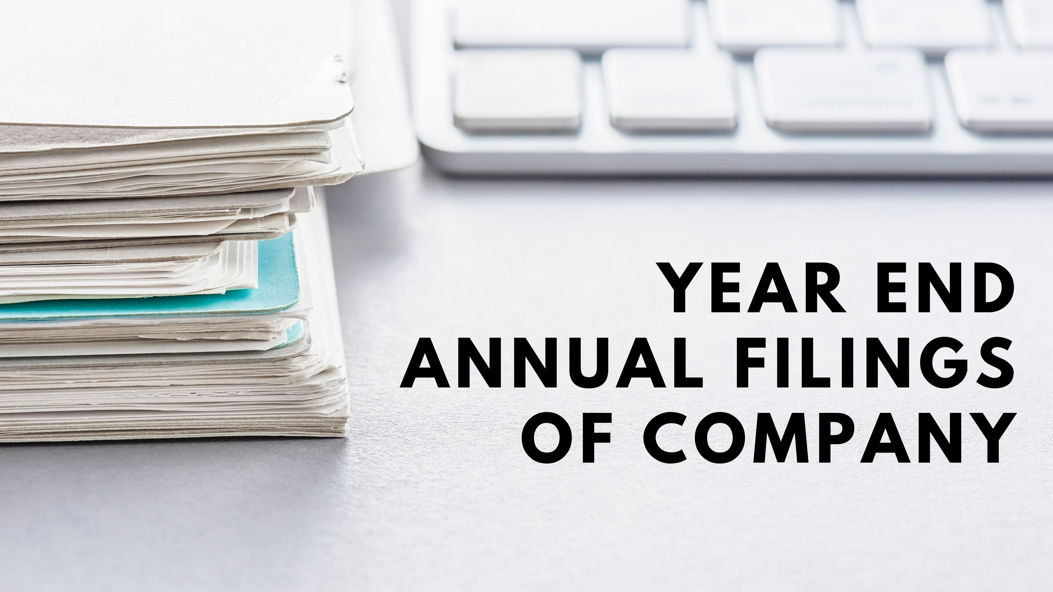 Annual filings of Company